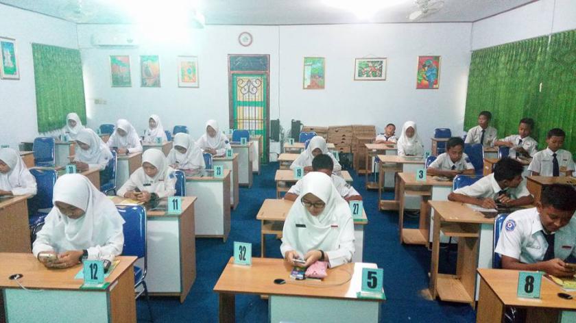 Ulangan Online Menggunakan Laptop dan HP