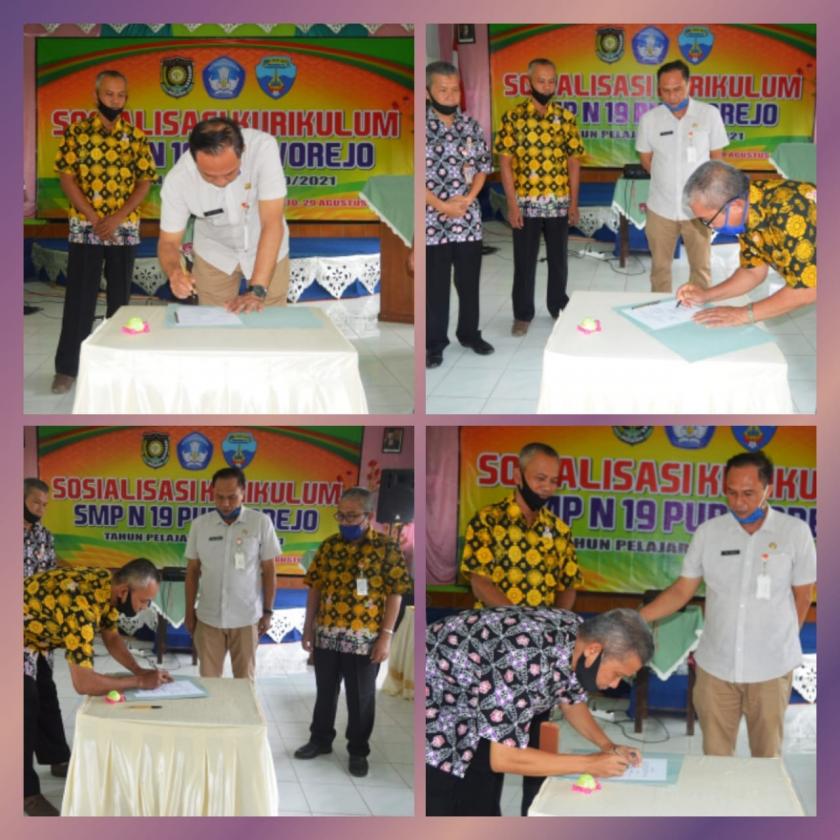 SOSIALISASI KURIKULUM SMP NEGERI 19 PURWOREJO